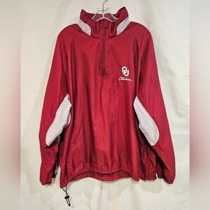 Red Oklahoma Pullover Jacket